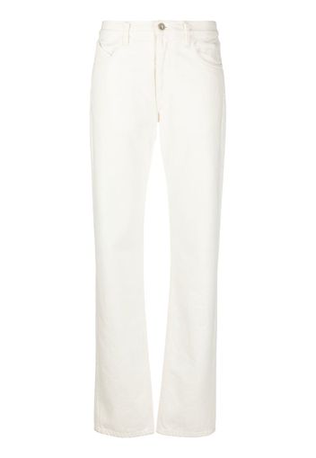 The Attico Jeans dritti a vita alta - Bianco