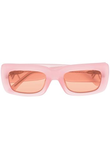 The Attico Marfa square-frame sunglasses - 23 Pink/silver/pink