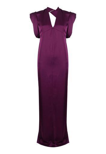 The Attico Kara V-neck dress - Viola