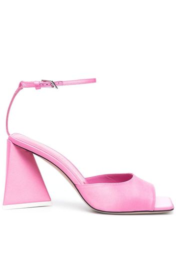 The Attico Piper 90mm satin sandals - Rosa