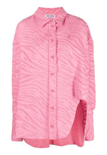 The Attico Diana long-sleeve shirt - Rosa