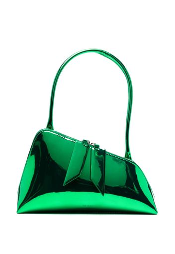 The Attico Sunrise faux-leather shoulder bag - Verde