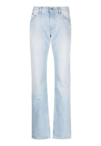 The Attico Jeans dritti a vita alta - Blu