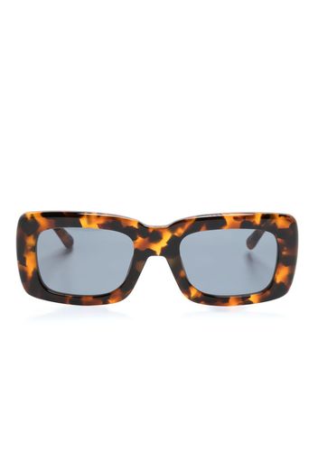 The Attico Marfa tortoiseshell-effect sunglasses - Marrone