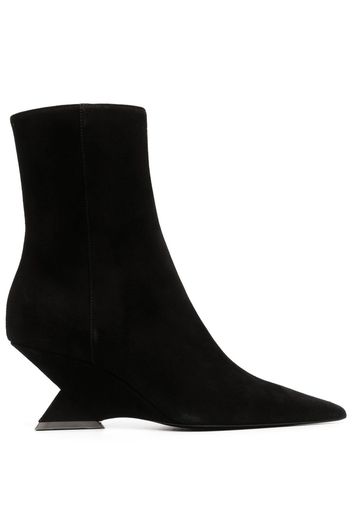 The Attico Cheope 65mm boots - Nero