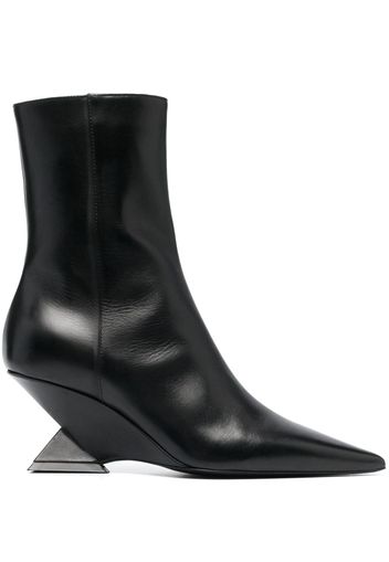 The Attico Cheope 70mm ankle boots - Nero