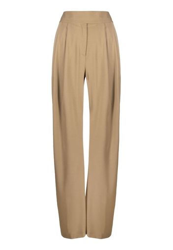 The Attico high-waisted trousers - Toni neutri