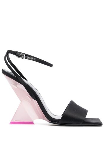 The Attico Cheope 105mm sandals - Nero