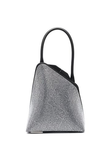 The Attico Borsa tote Sunset con strass - Nero