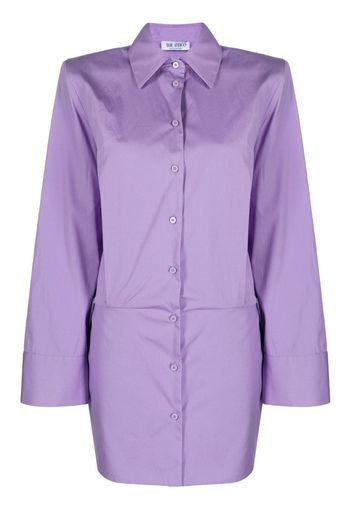 The Attico structured cotton shirt dress - Viola