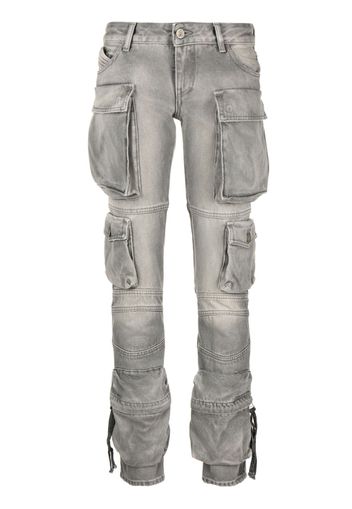 The Attico Essie tapered cargo jeans - Grigio