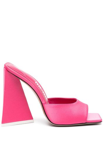 The Attico 119mm square-toe mules - Rosa