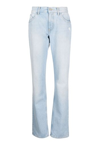 The Attico Girlfriend straight-leg jeans - Blu