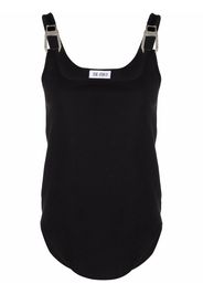 The Attico clip-detail cami top - Nero