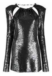 The Attico sequin-embellished dress - Grigio