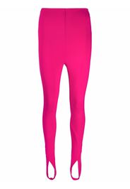 The Attico Jamie cut-out stirrup leggings - Rosa