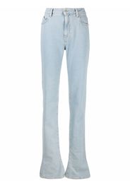 The Attico elongated flared jeans - Blu