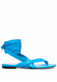 The Attico Beth flat thong sandals - Blu