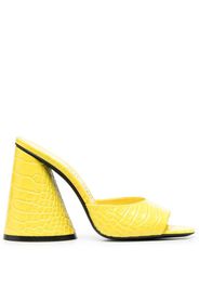 The Attico Devon 110mm mules - Giallo