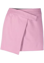 The Attico Cloe wrap miniskirt - Rosa