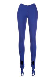 The Attico stirrup leggings - Blu