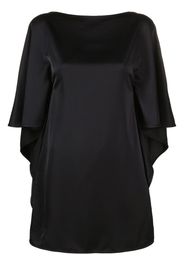 The Attico batwing-sleeve mini dress - Nero