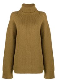 The Attico Grace high-neck jumper - Verde