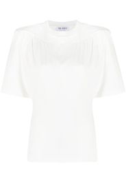 The Attico Jewel cut-out cotton T-shirt - Bianco