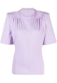 The Attico T-shirt Jewel con inserti - Viola