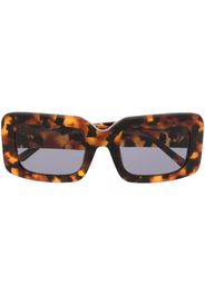 The Attico Jorja square-frame sunglasses - Marrone