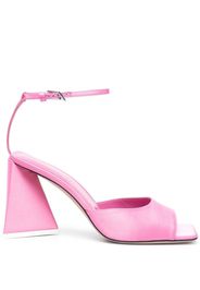 The Attico Piper 90mm satin sandals - Rosa