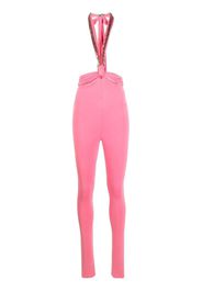 The Attico Ruby neck-strap leggings - Rosa