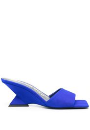 The Attico Cheope 75mm suede mules - Blu