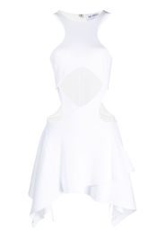 The Attico Magnolia cut-out minidress - Bianco