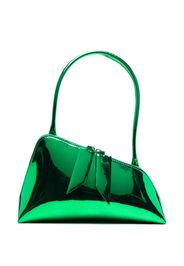 The Attico Sunrise faux-leather shoulder bag - Verde