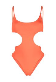 The Attico open-back cutout swimsuit - Arancione