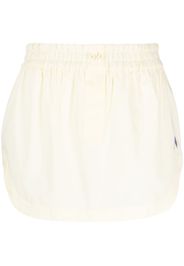 The Attico Rooney elasticated-waist miniskirt - Giallo