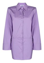 The Attico structured cotton shirt dress - Viola