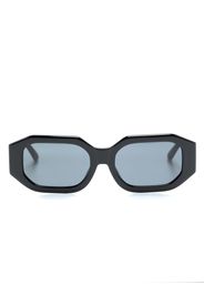 The Attico x Linda Farrow Blake rectangle-frame sunglasses - Nero