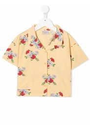 The campamento all-over floral-print shirt - Giallo