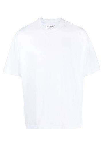 The Editor crew-neck T-shirt - Bianco