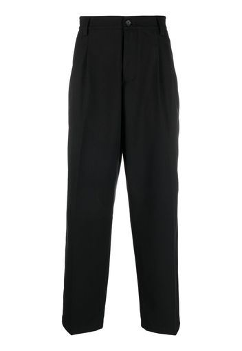 The Editor embroidered-star tailored trousers - Nero