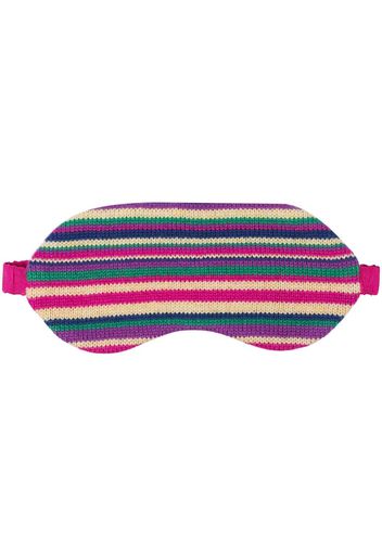 The Elder Statesman striped eye mask - Rosa