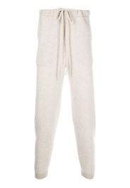 The Elder Statesman Pantaloni sportivi con coulisse - Bianco