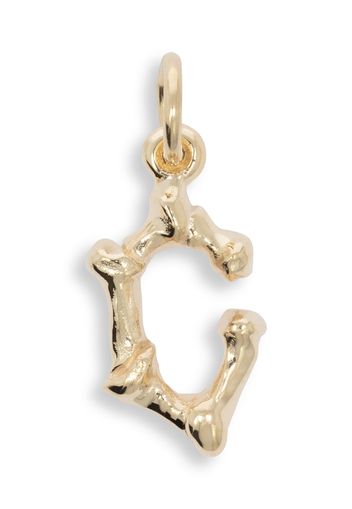 The Great Frog Ciondolo Alphabones Letter C in oro 18kt