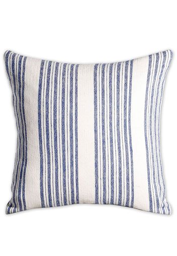 The House of Lyria Naufrago striped linen cushion - Toni neutri