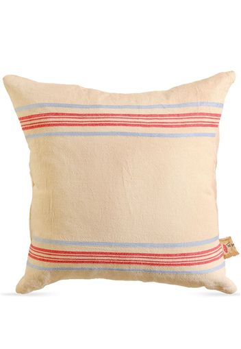The House of Lyria Profeta striped linen cushion - Toni neutri