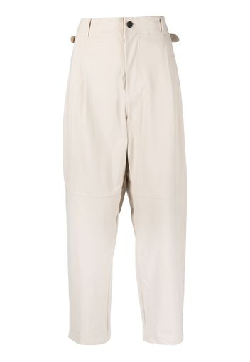 The Mannei "Shobak" wide-leg trousers - Toni neutri