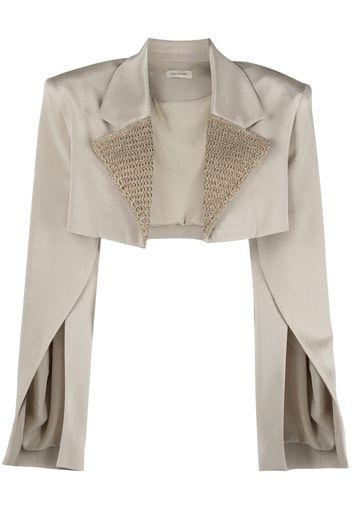 The Mannei Blazer crop Marica - Toni neutri