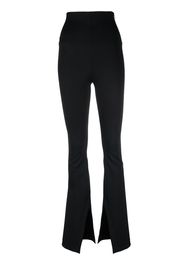 The Mannei high-rise flared trousers - Nero